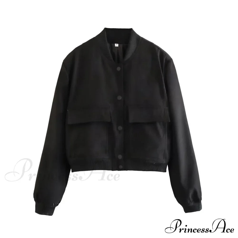 ADANNA Elegant BOMBER JACKET