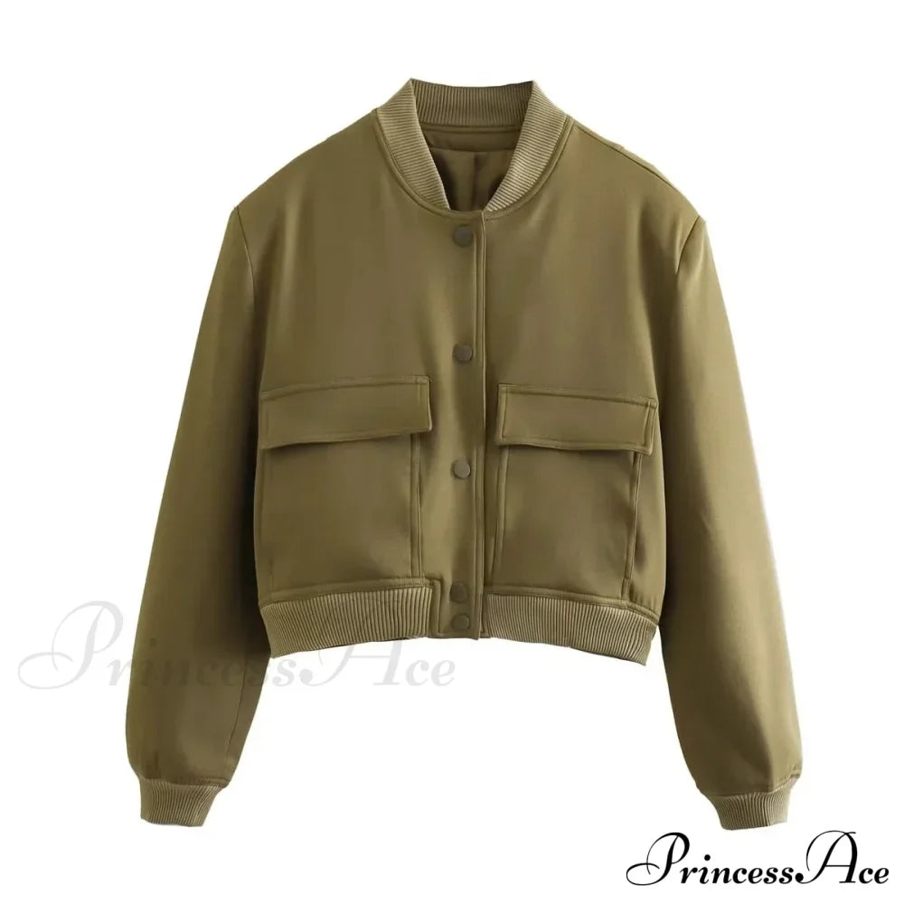 ADANNA Elegant BOMBER JACKET