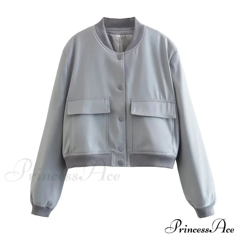 ADANNA Elegant BOMBER JACKET