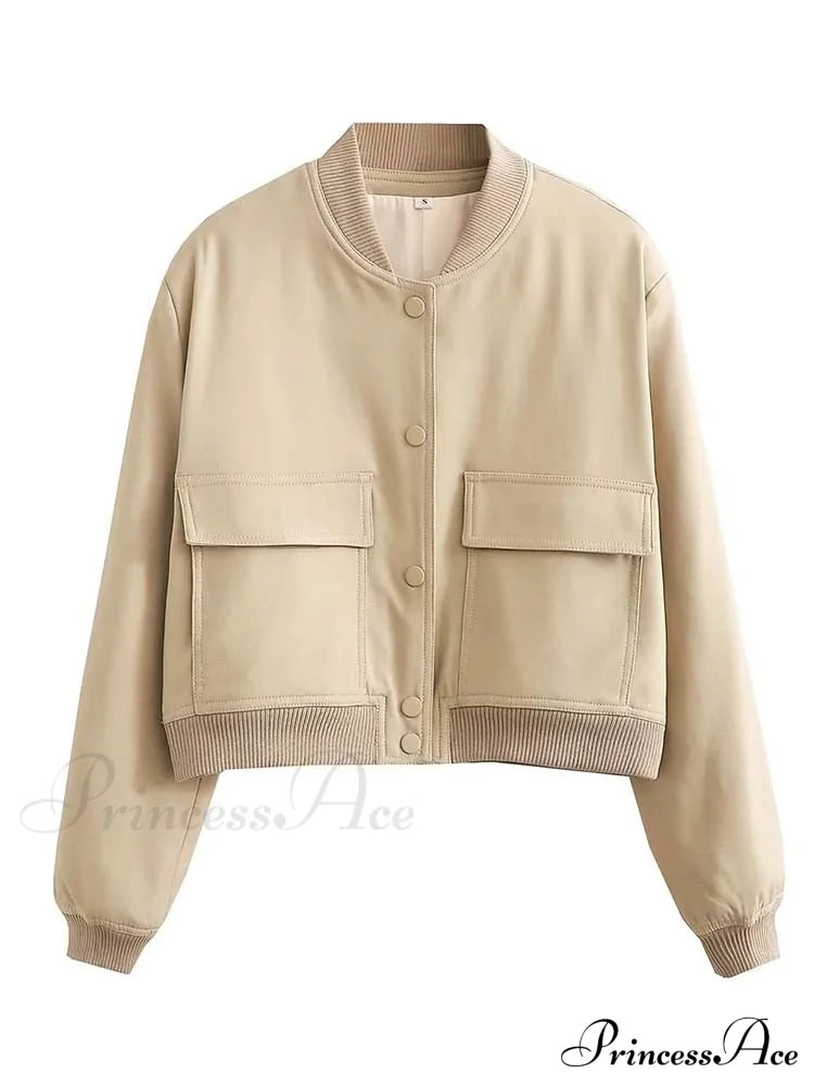 ADANNA Elegant BOMBER JACKET