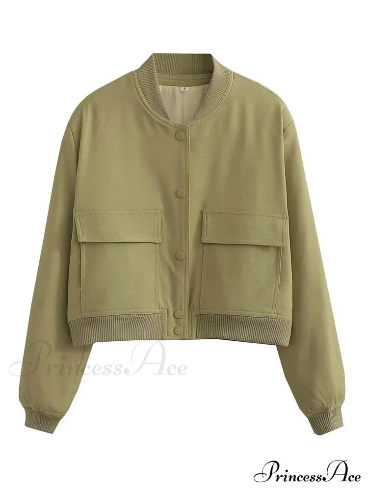 ADANNA Elegant BOMBER JACKET