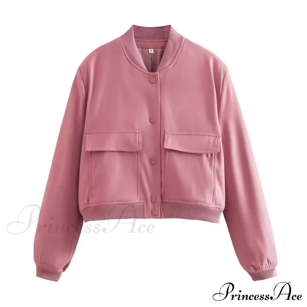 ADANNA Elegant BOMBER JACKET