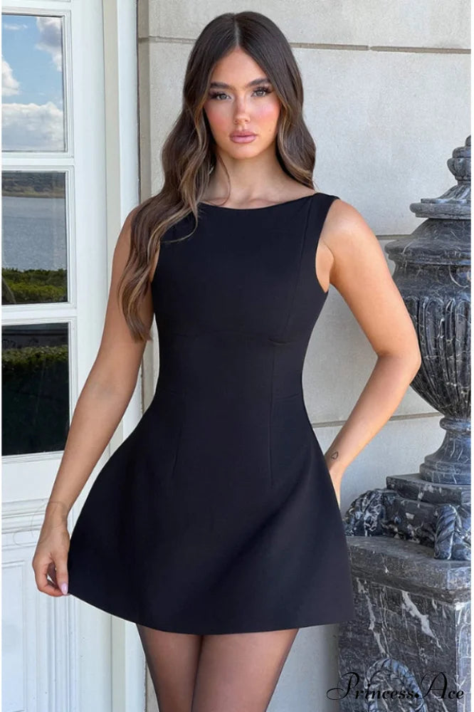 Alicia Elegant Mini Dress