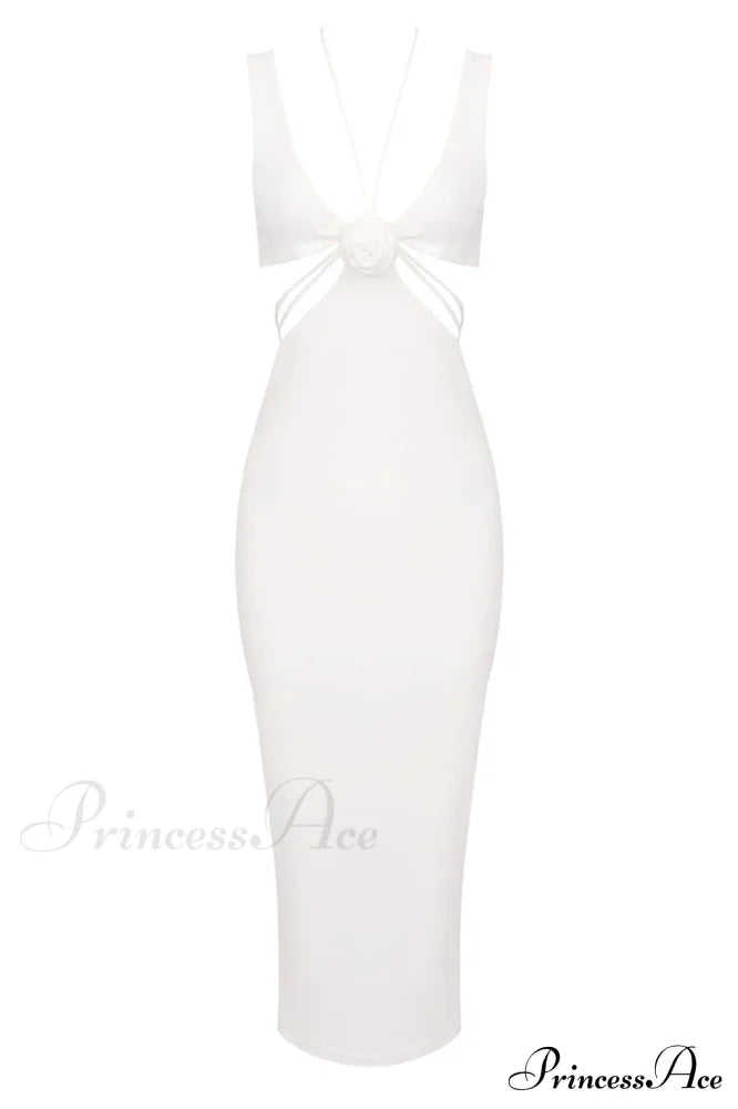 Alize Flower Stylish Embellished Maxi Dress