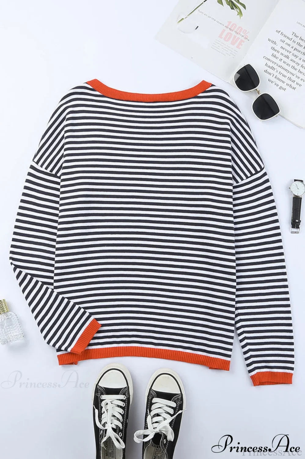 All Around The Charming Way Striped Top