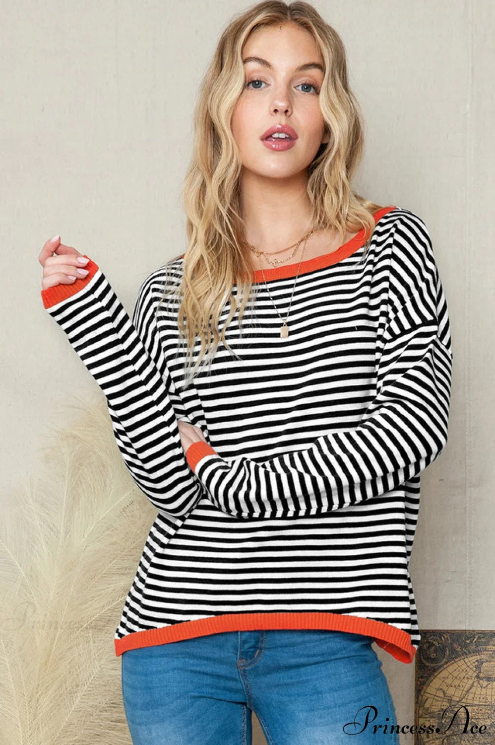 All Around The Charming Way Striped Top