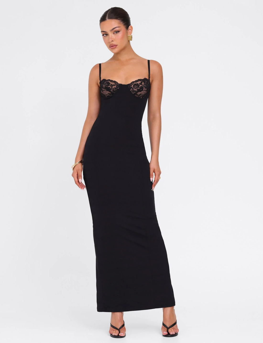 ALLURA MAXI DRESS - BLACK