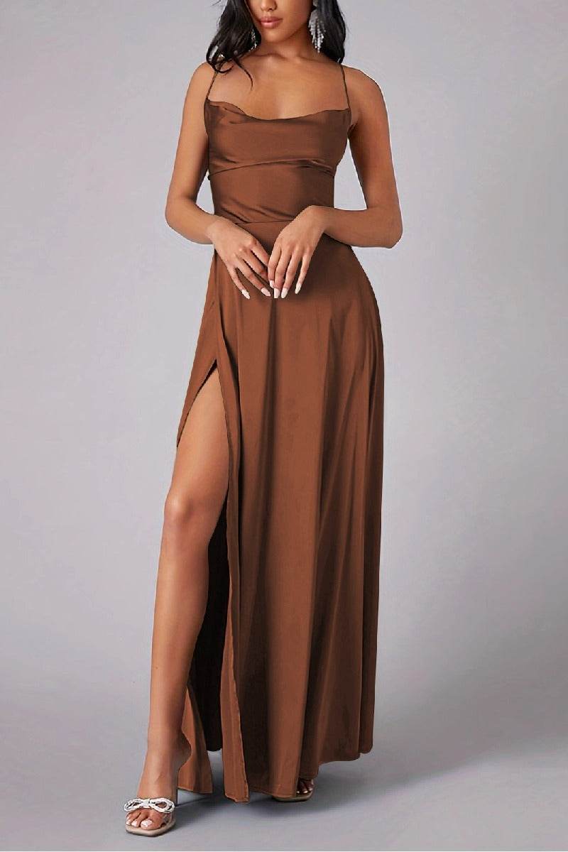 A-line Maxi Stretch Formal Evening Dresses 865729646697
