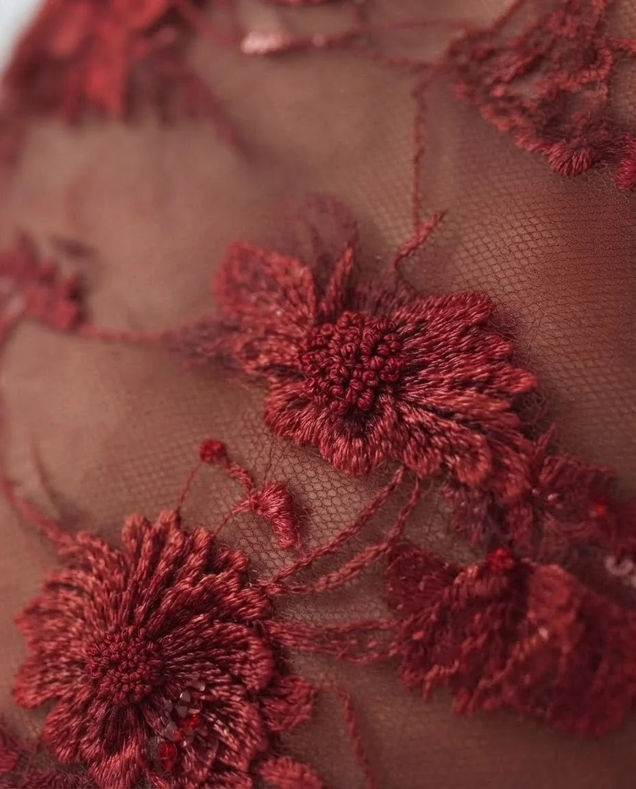 Carmen ¡ª The Sheer Lace Maxi Dress