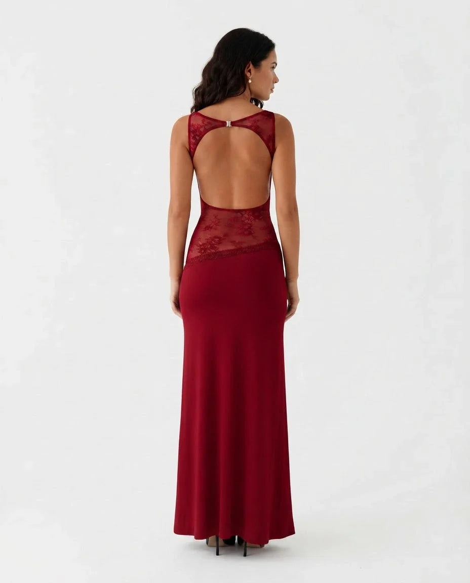 Carmen ¡ª The Sheer Lace Maxi Dress