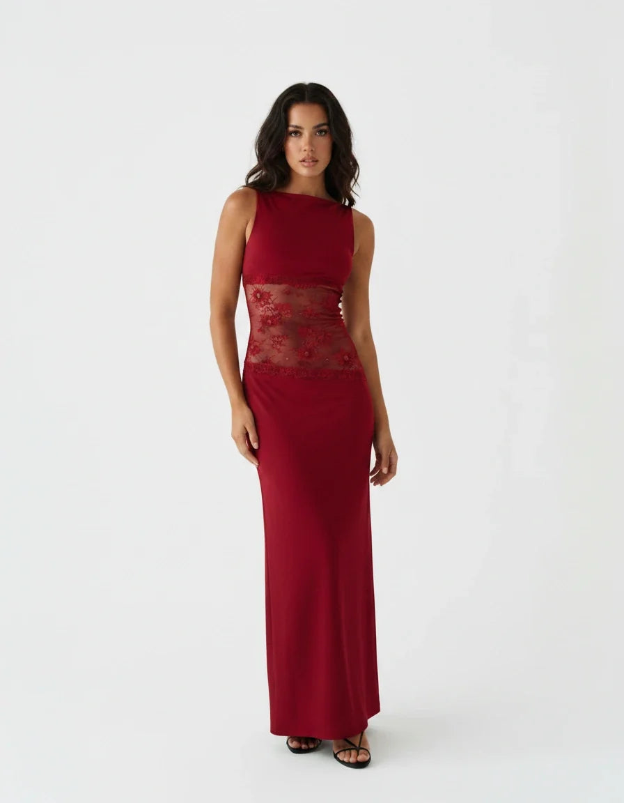 Carmen ¡ª The Sheer Lace Maxi Dress