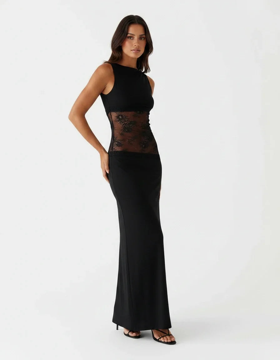 Carmen ¡ª The Sheer Lace Maxi Dress