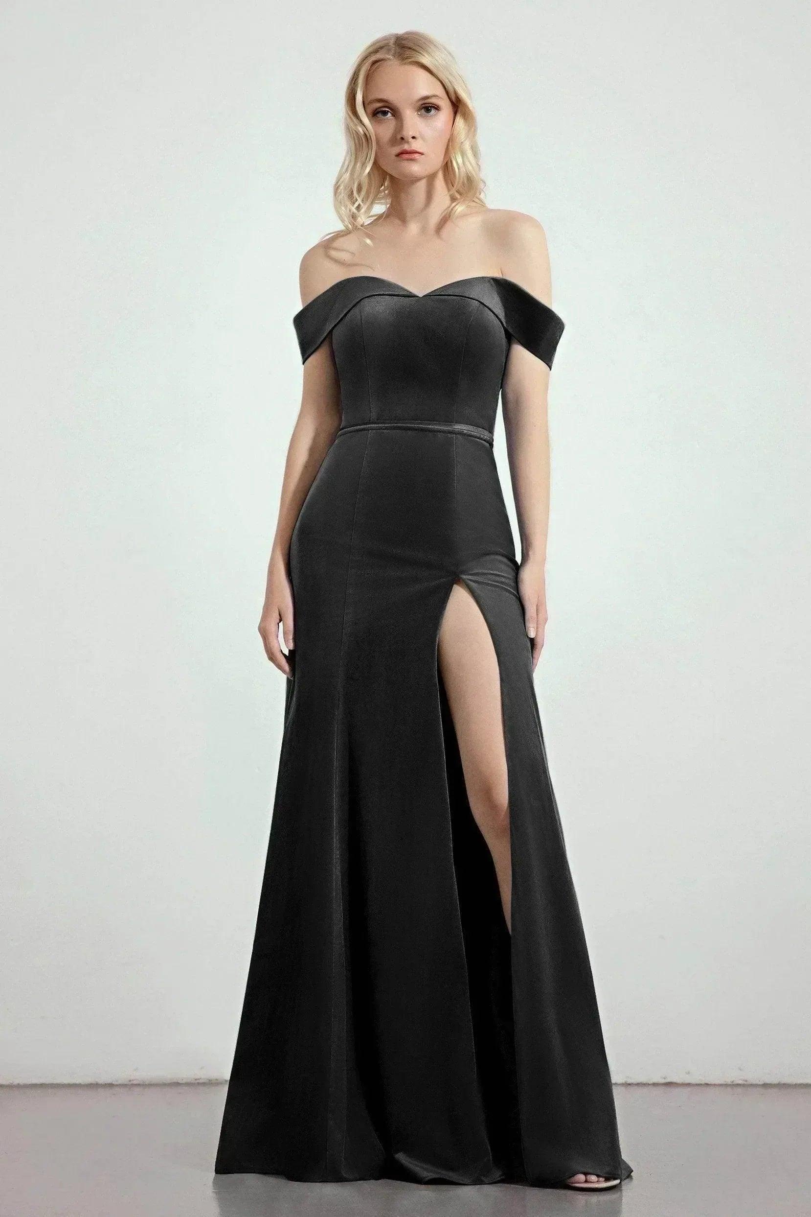 Trumpet-Mermaid Sweep-Brush Train Bridesmaid Dress Formal Dresses CB0271PS