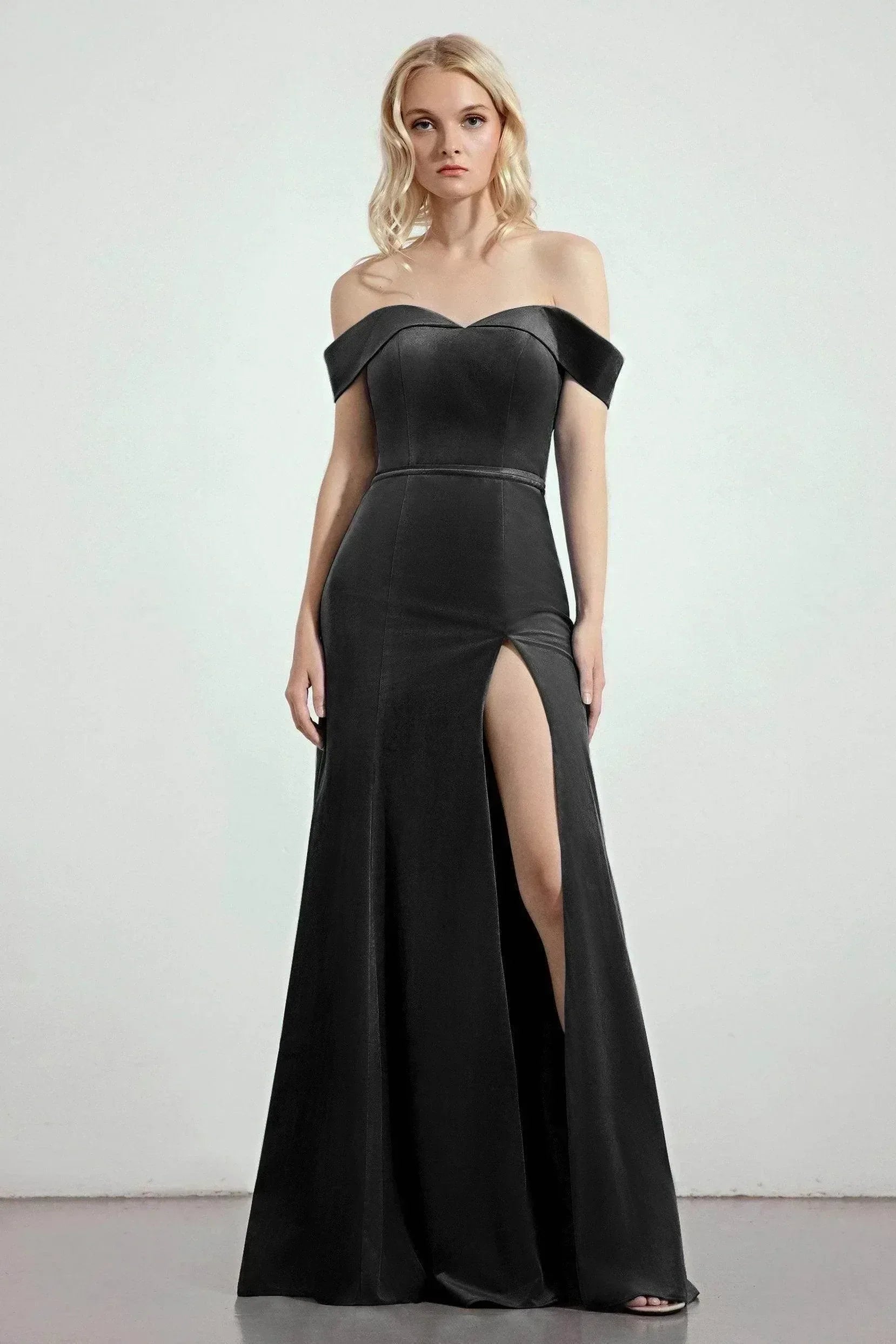 Trumpet-Mermaid Sweep-Brush Train Bridesmaid Dress Formal Dresses CB0271PS