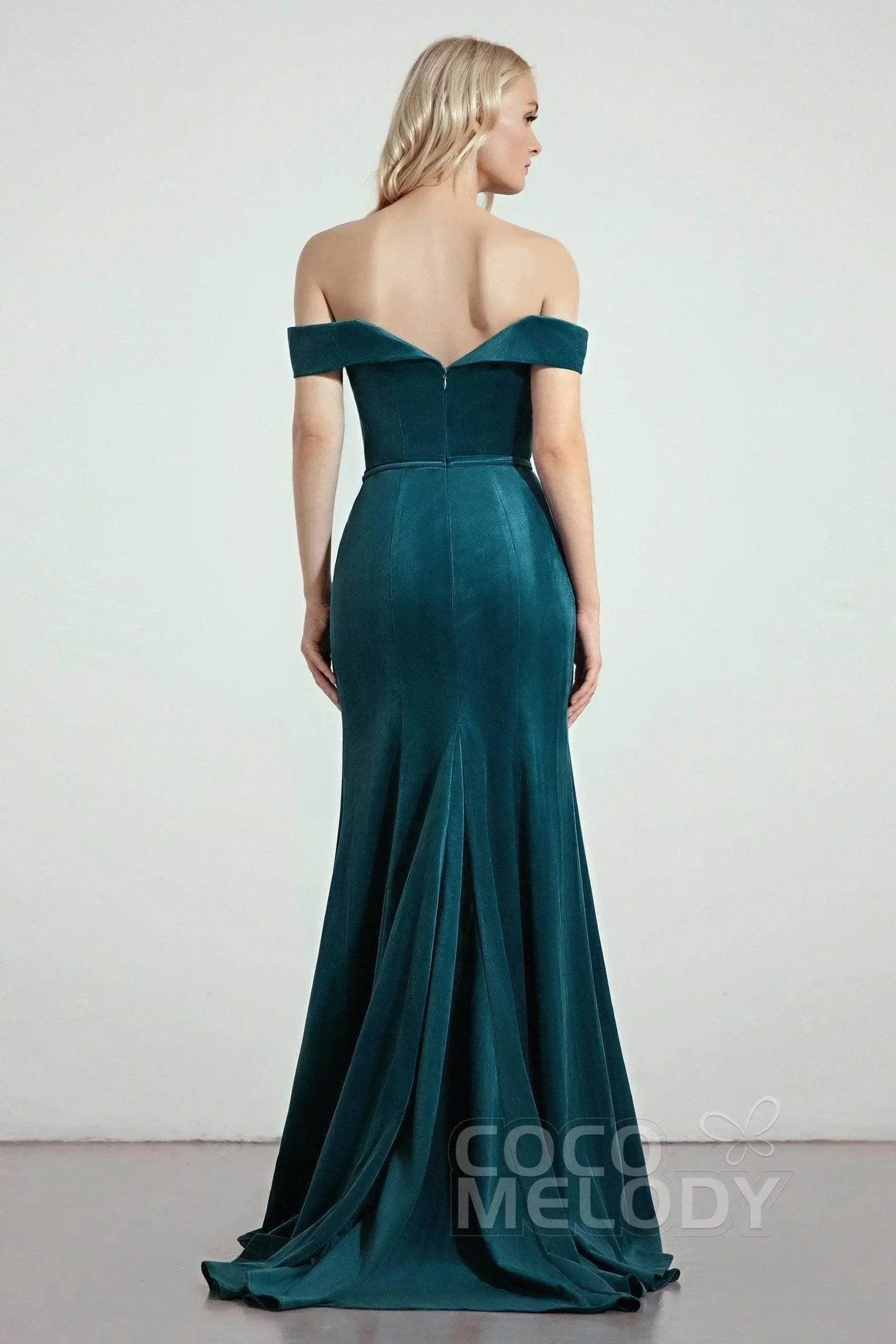 Trumpet-Mermaid Sweep-Brush Train Dresses CB0271CS