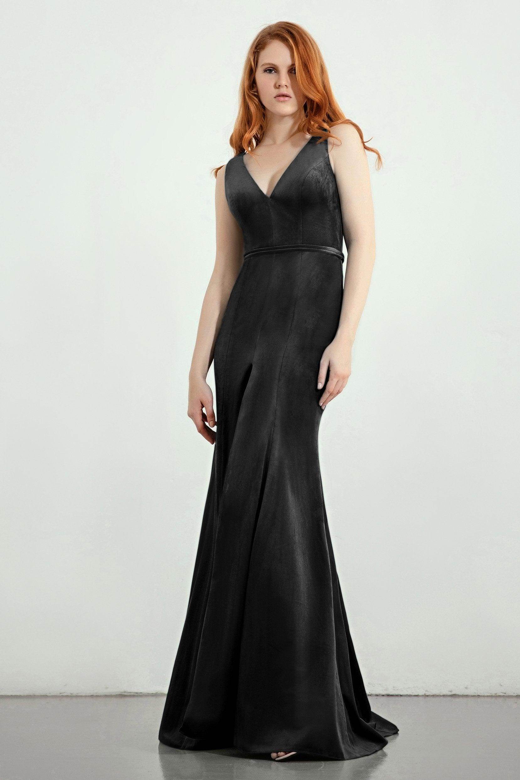 Trumpet-Mermaid Sweep-Brush Train Bridesmaid Dress Formal Dresses CB0272