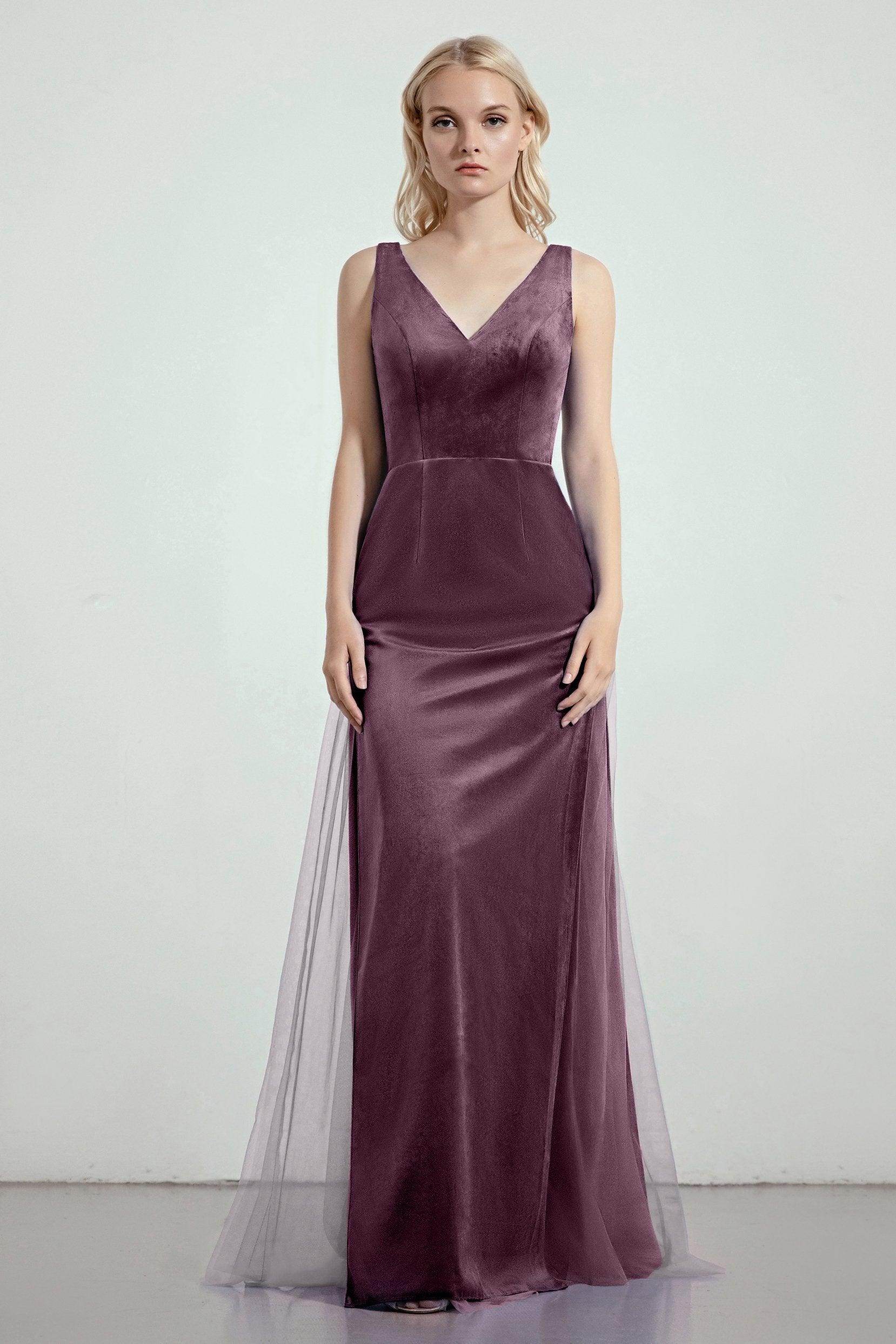 Sheath-Column Floor Length Bridesmaid Dress Formal Dresses CB0275