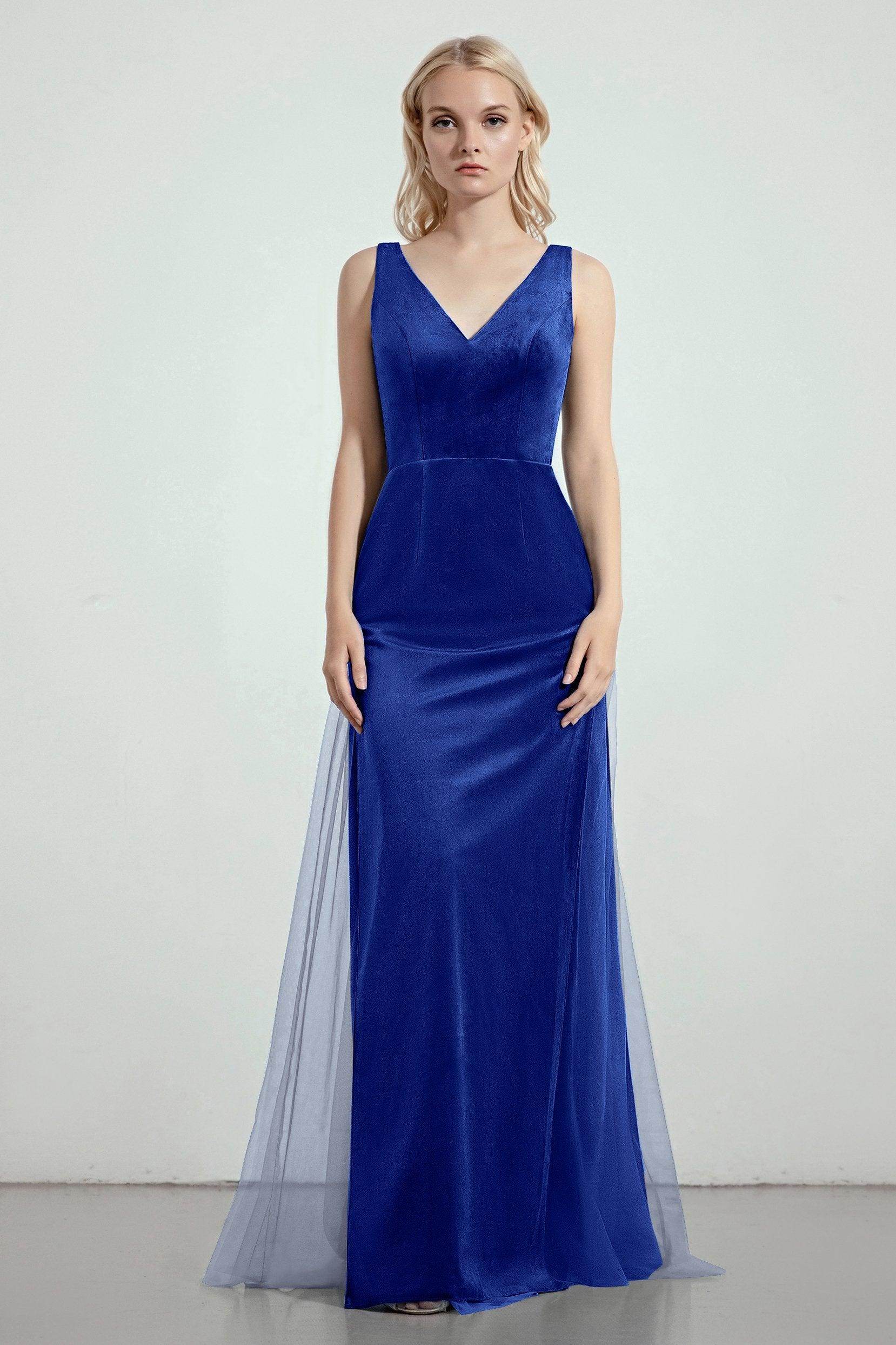 Sheath-Column Floor Length Bridesmaid Dress Formal Dresses CB0275