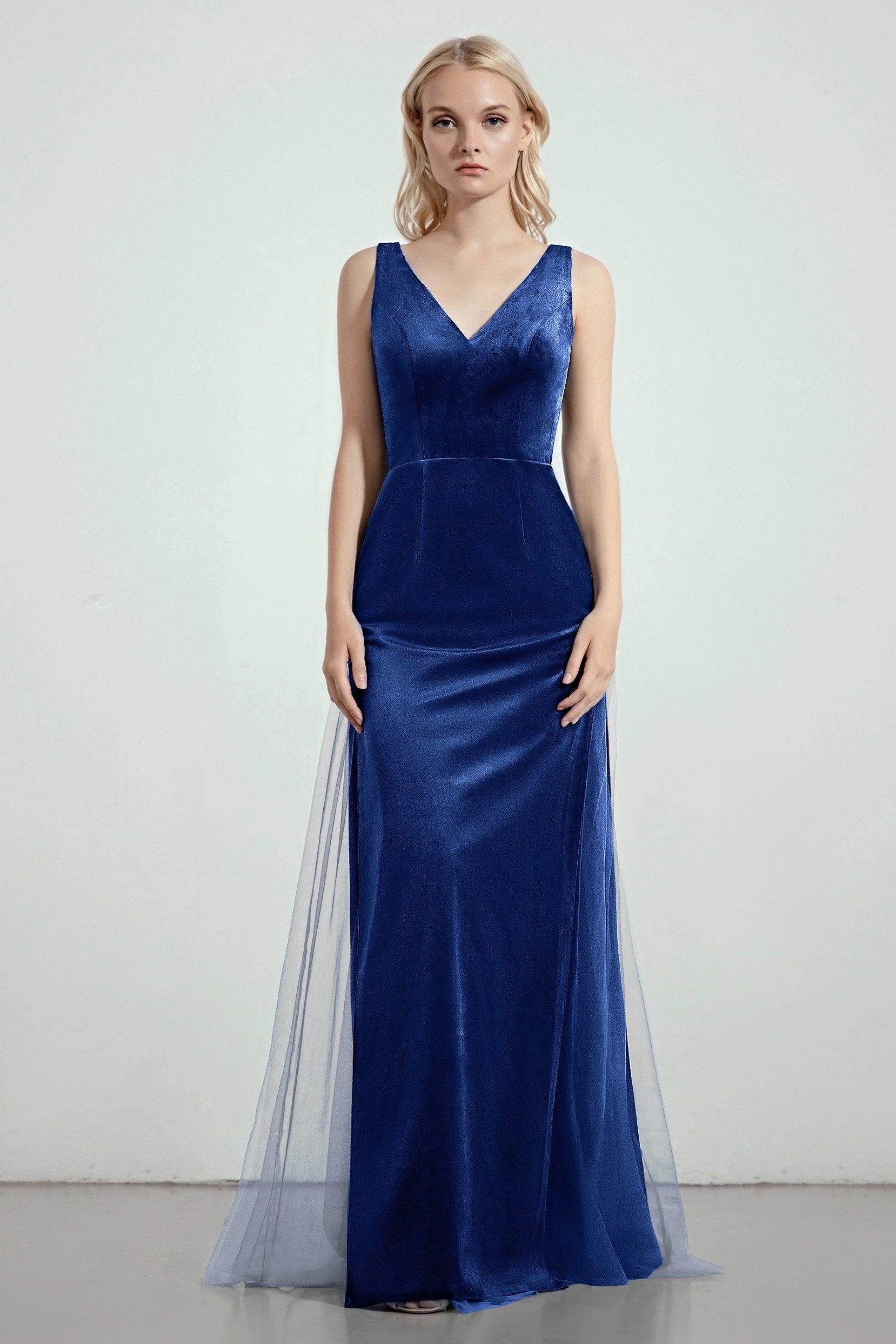 Sheath-Column Floor Length Bridesmaid Dress Formal Dresses CB0275
