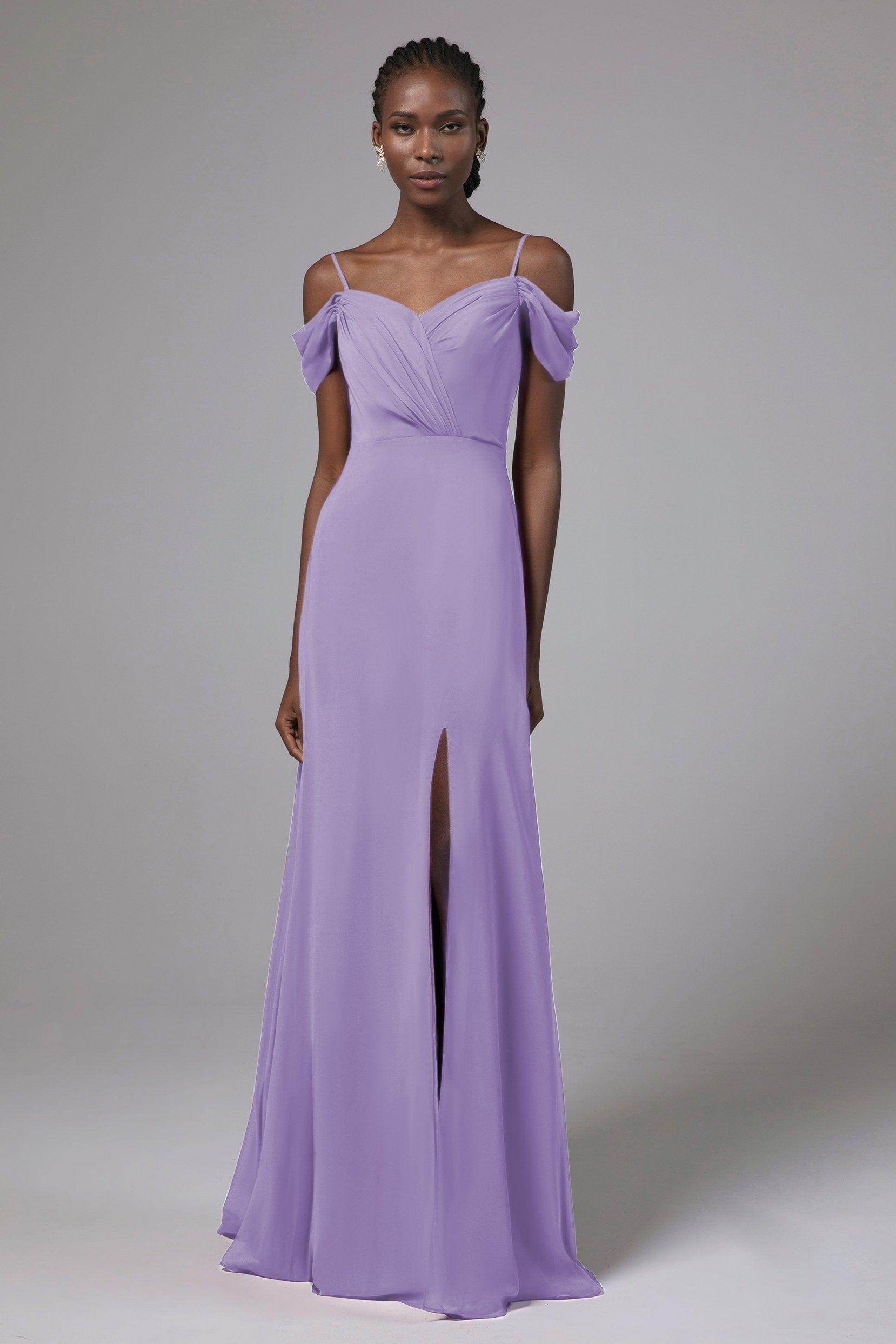 A-Line Floor Length Chiffon Bridesmaid Dress Formal Dresses CB0412