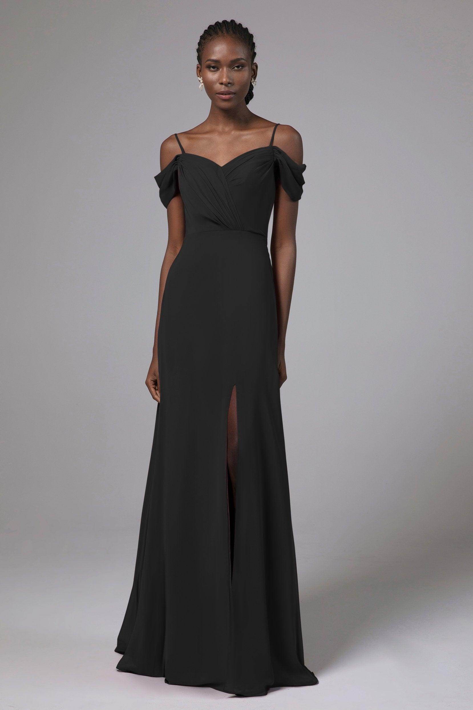 A-Line Floor Length Chiffon Bridesmaid Dress Formal Dresses CB0412
