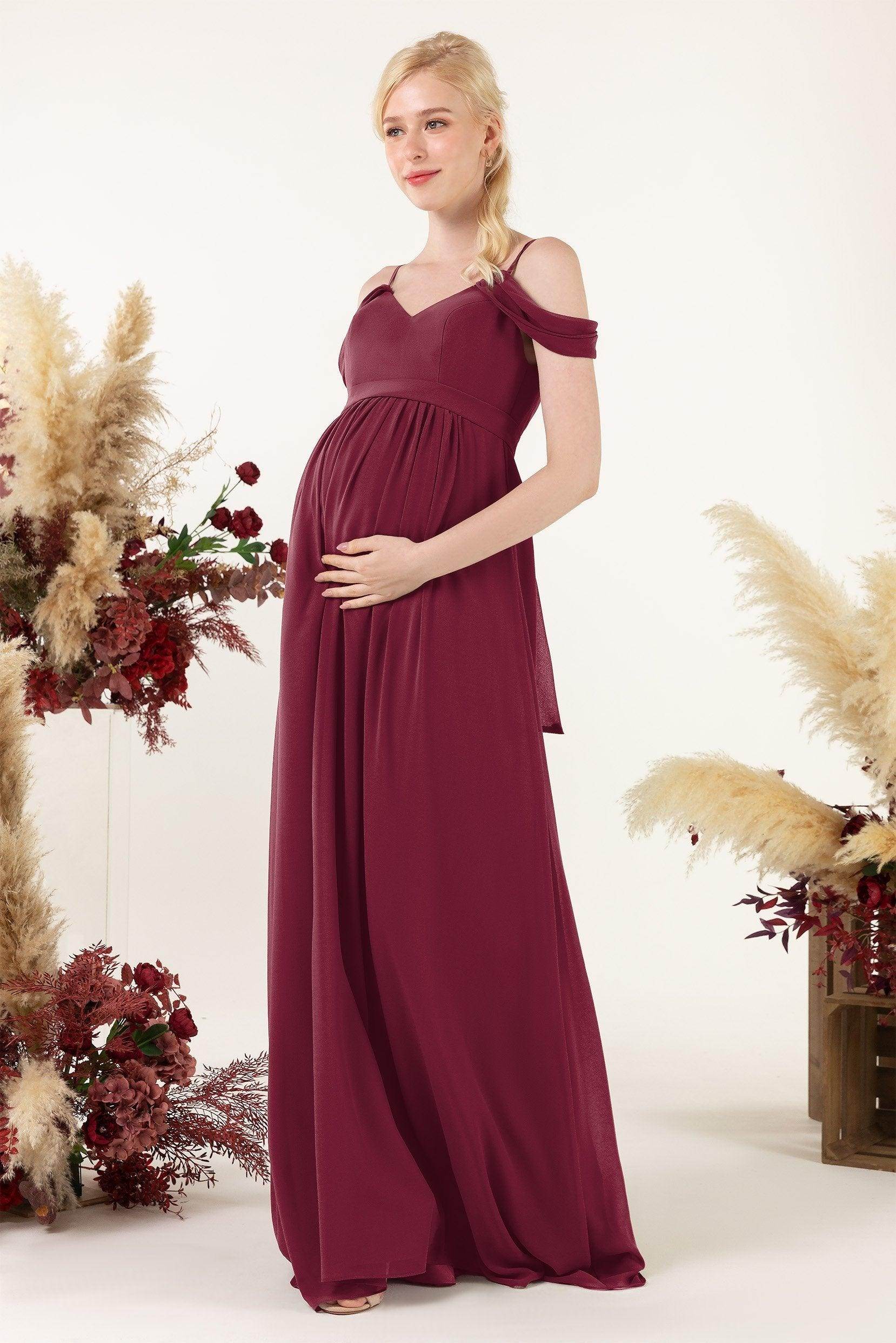 A-Line Floor Length Chiffon Bridesmaid Dress CB0476M
