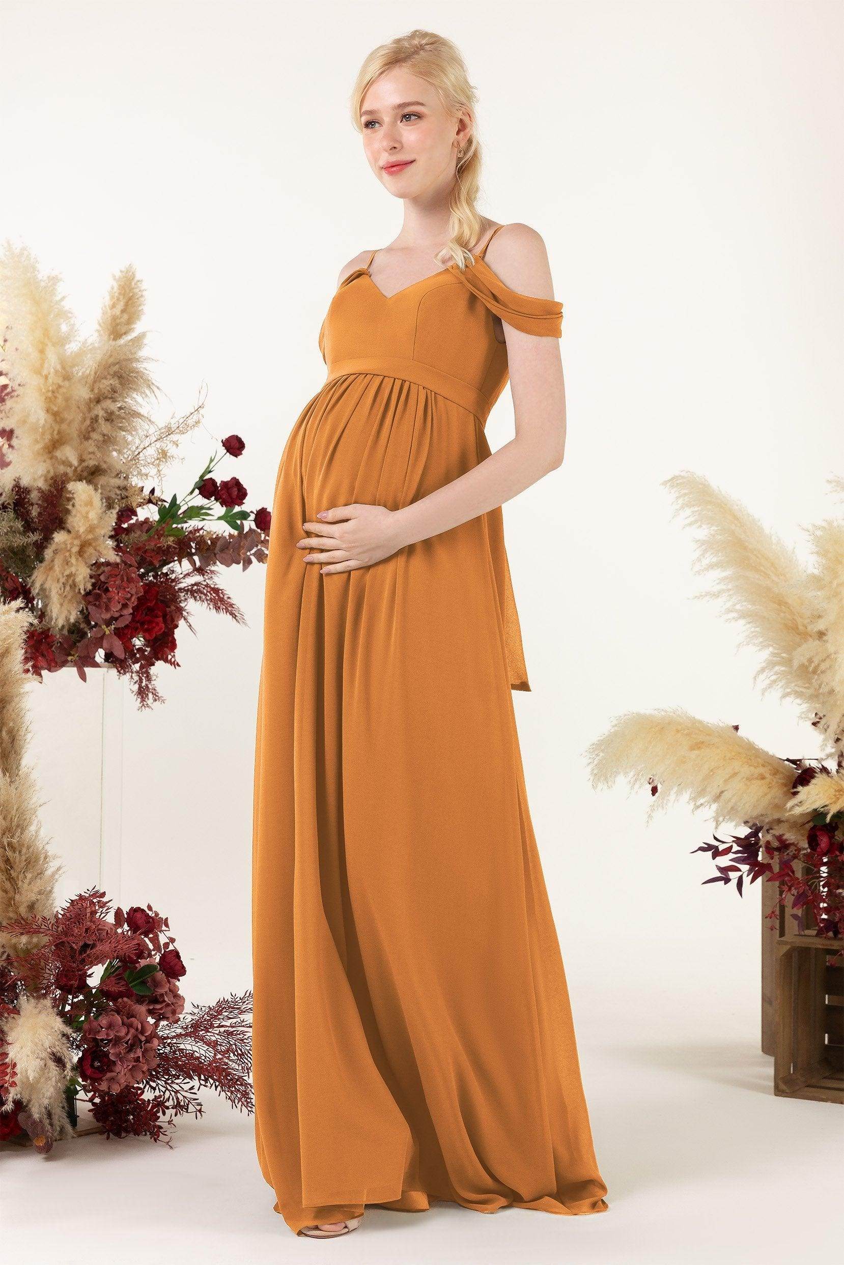 A-Line Floor Length Chiffon Bridesmaid Dress CB0476M