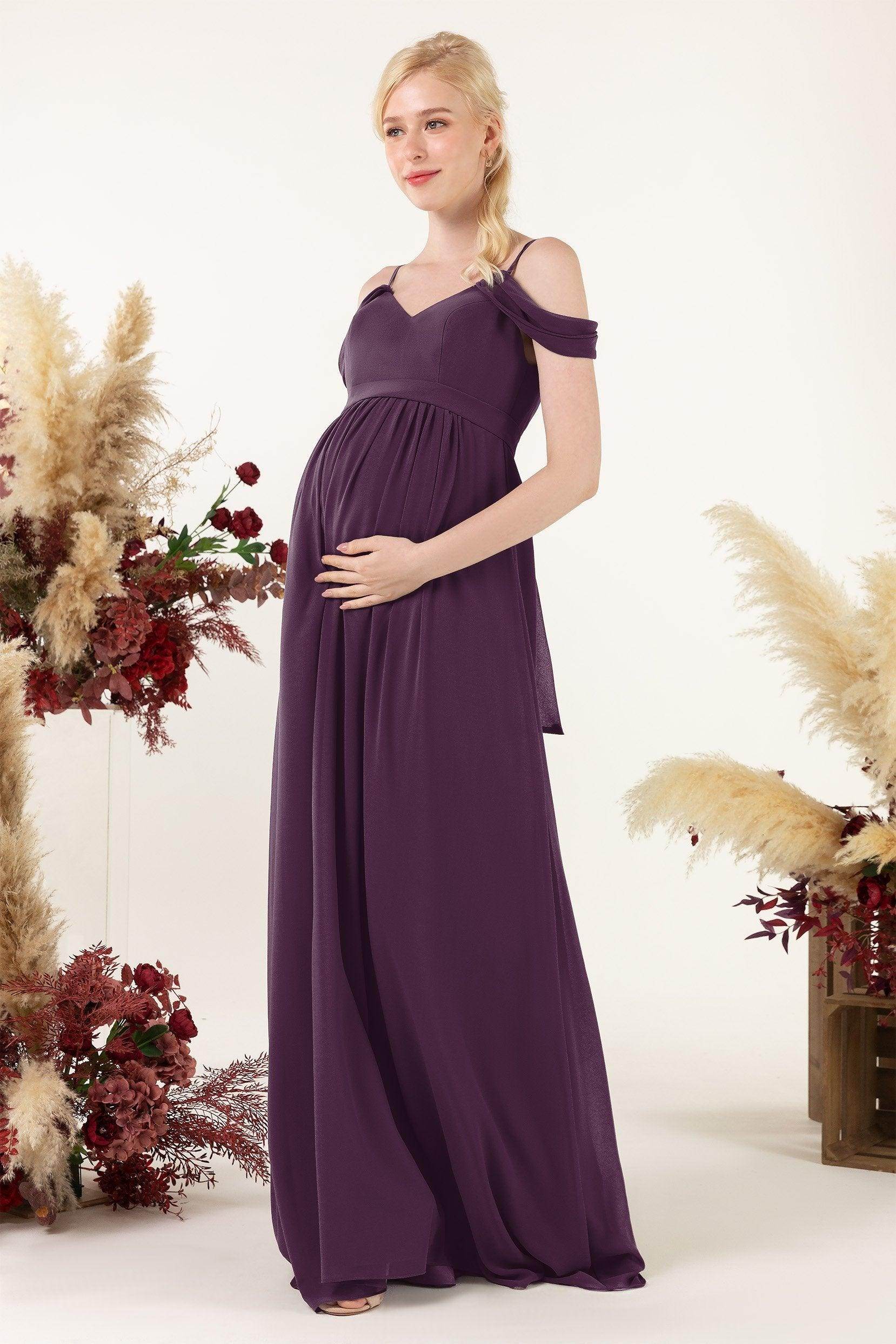 A-Line Floor Length Chiffon Bridesmaid Dress CB0476M