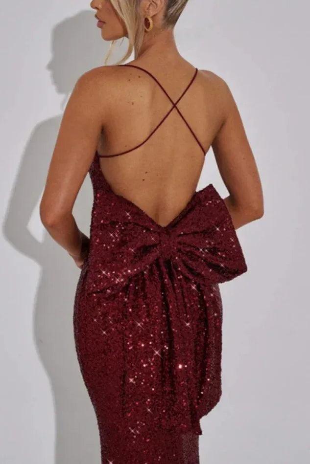Mermaid Maxi Sequins Formal Evening Dresses 861326172487