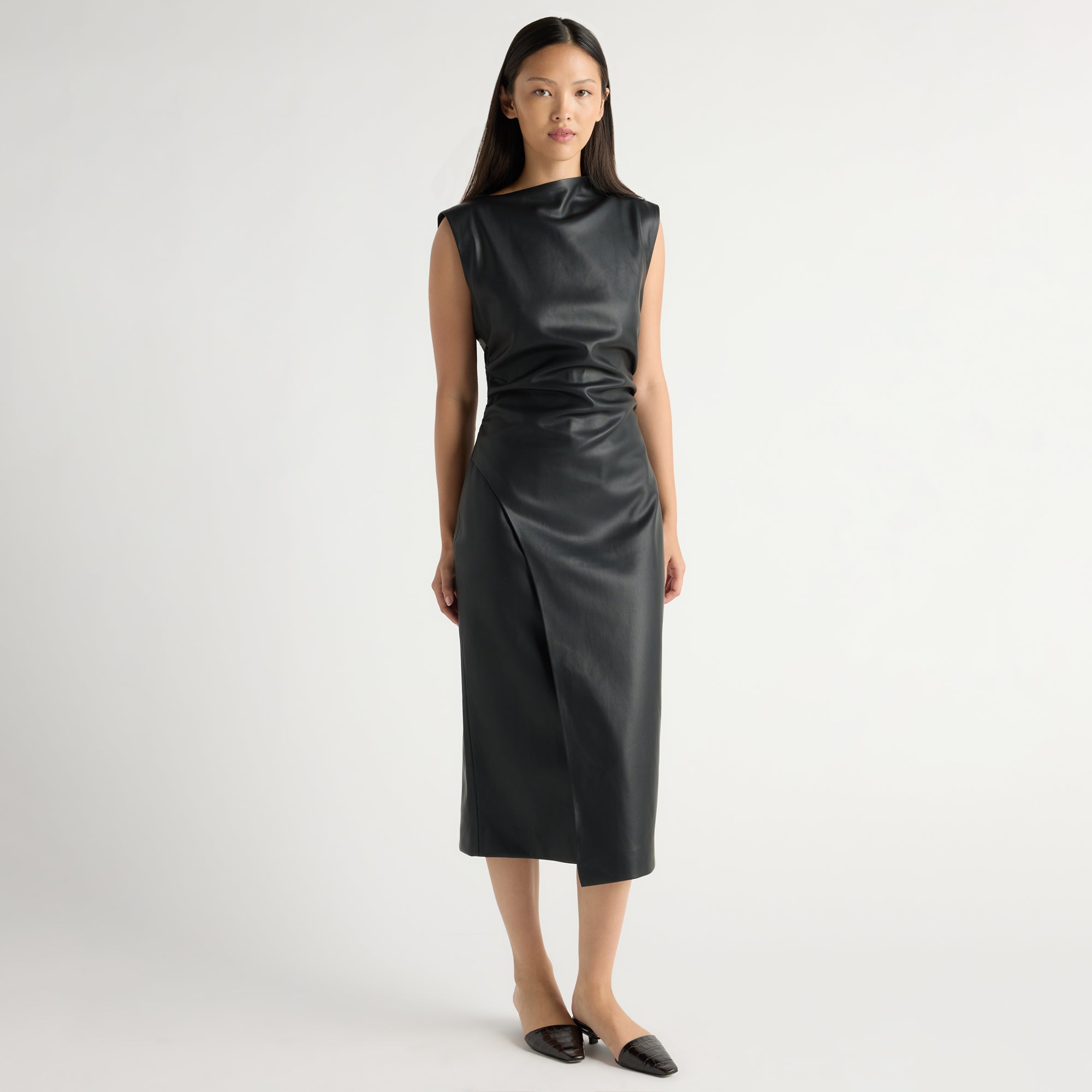 Channing Vegan Leather Dress