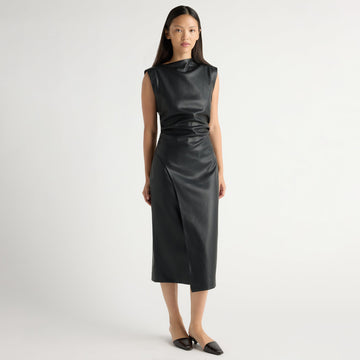 Channing Vegan Leather Dress