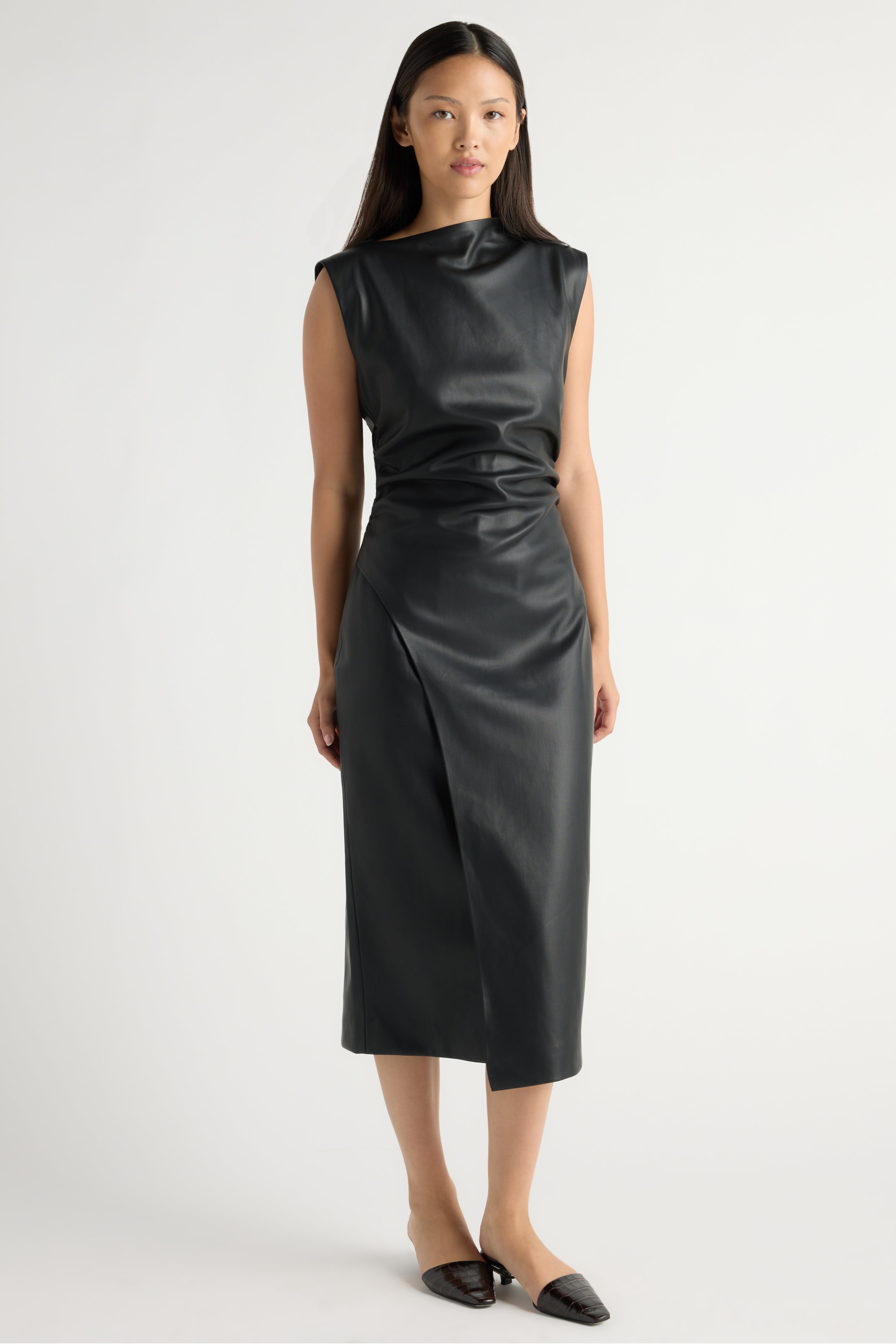 Channing Vegan Leather Dress
