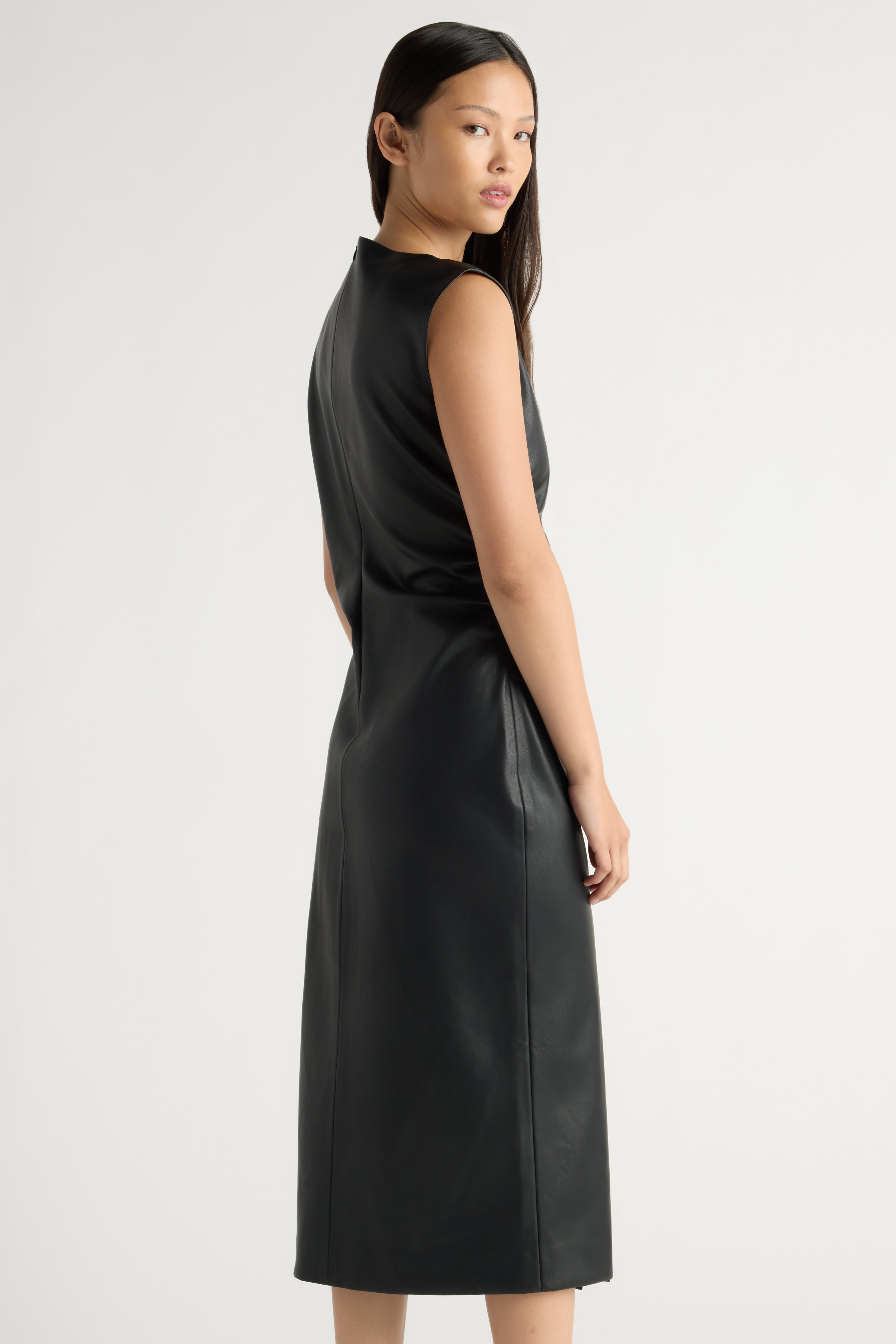 Channing Vegan Leather Dress