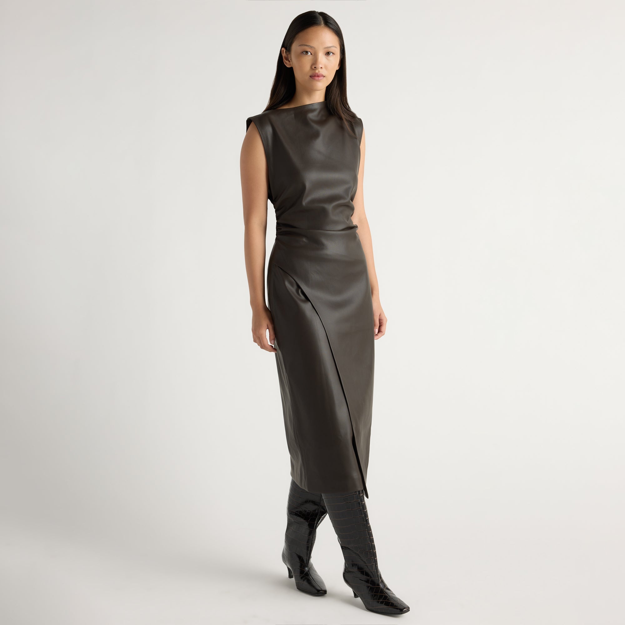 Channing Vegan Leather Dress