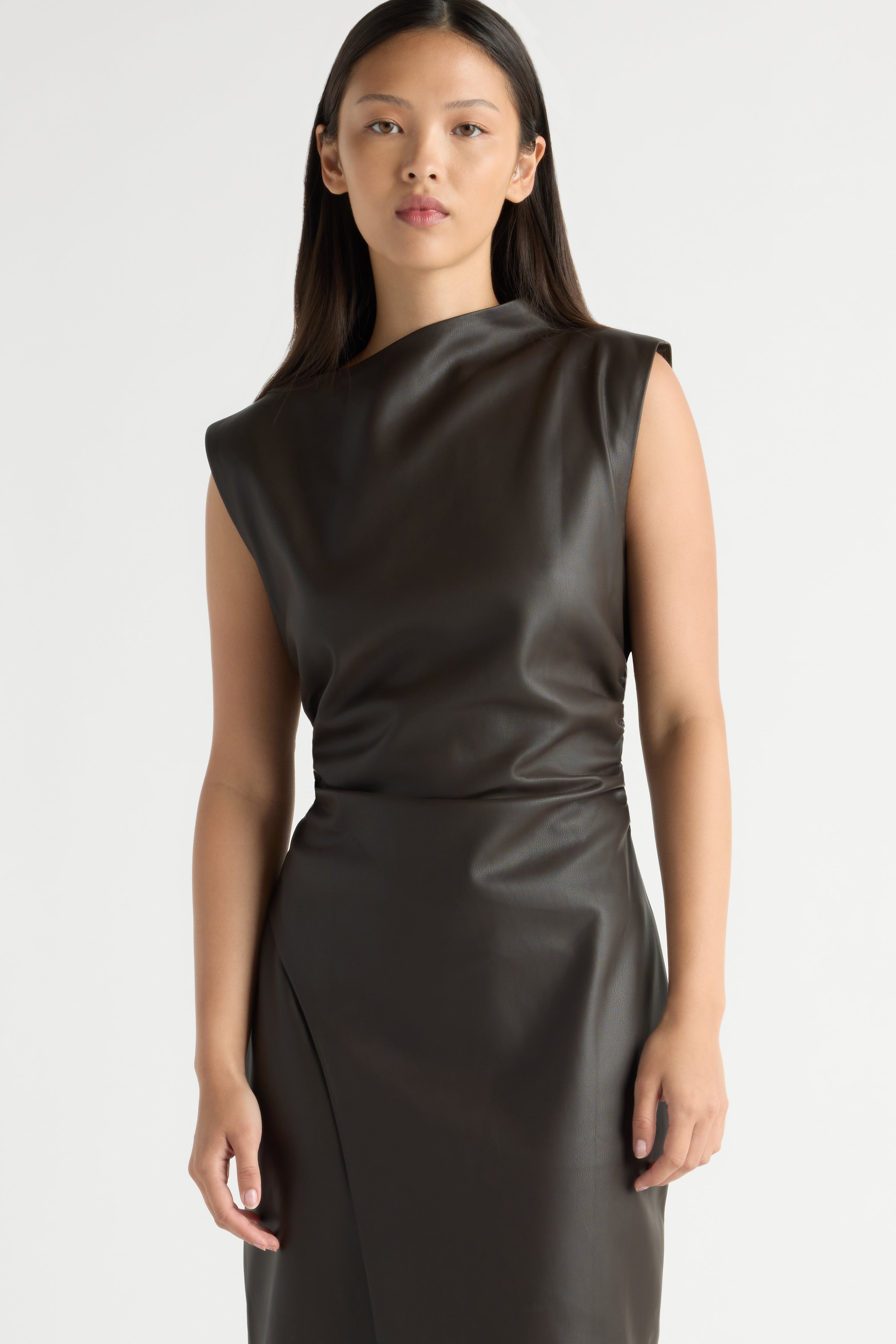 Channing Vegan Leather Dress