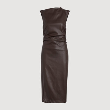 Channing Vegan Leather Dress (Petite)
