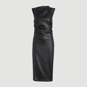 Channing Vegan Leather Dress (Petite)