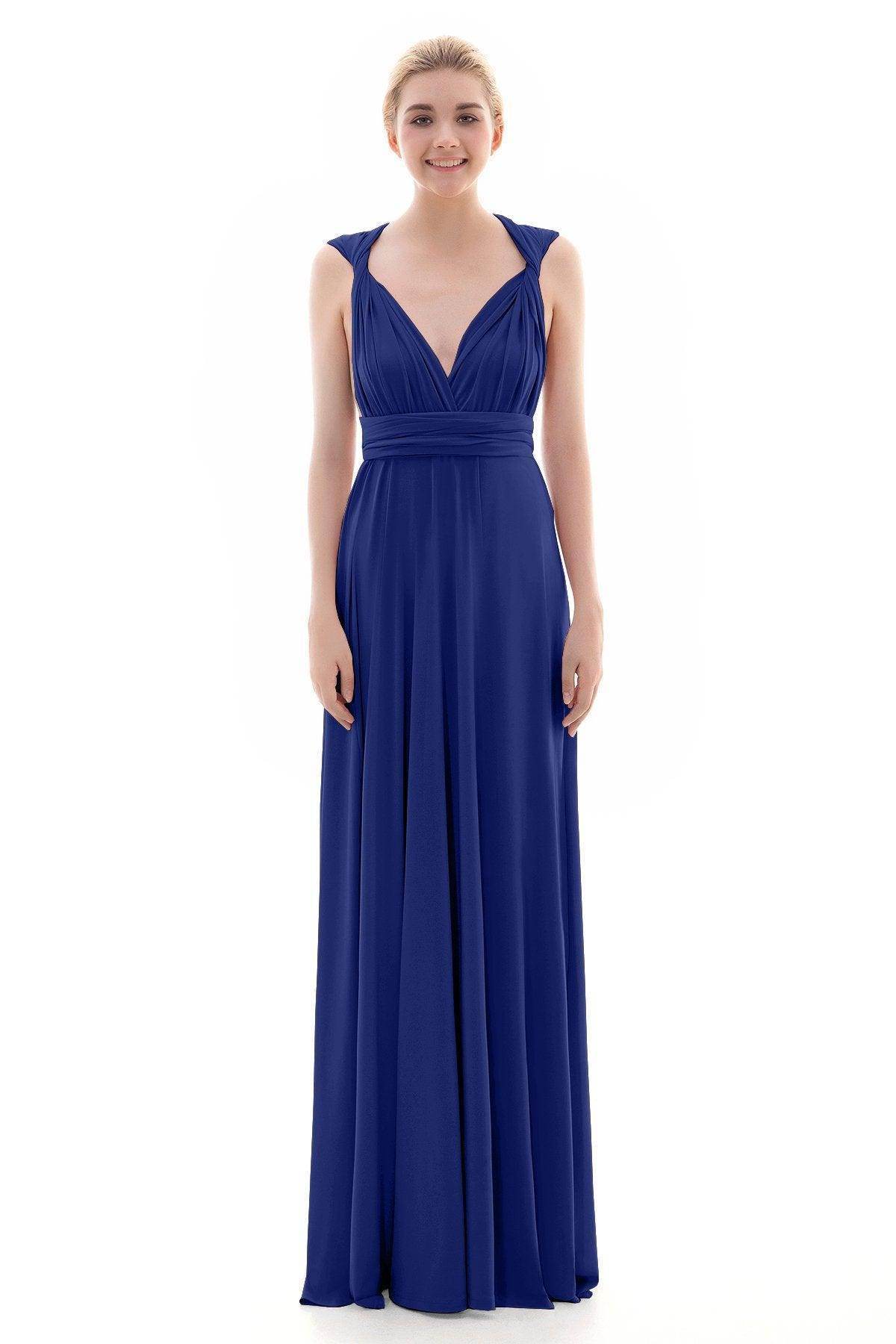 Sheath Floor Length Knitted Bridesmaid Dress COEF16001