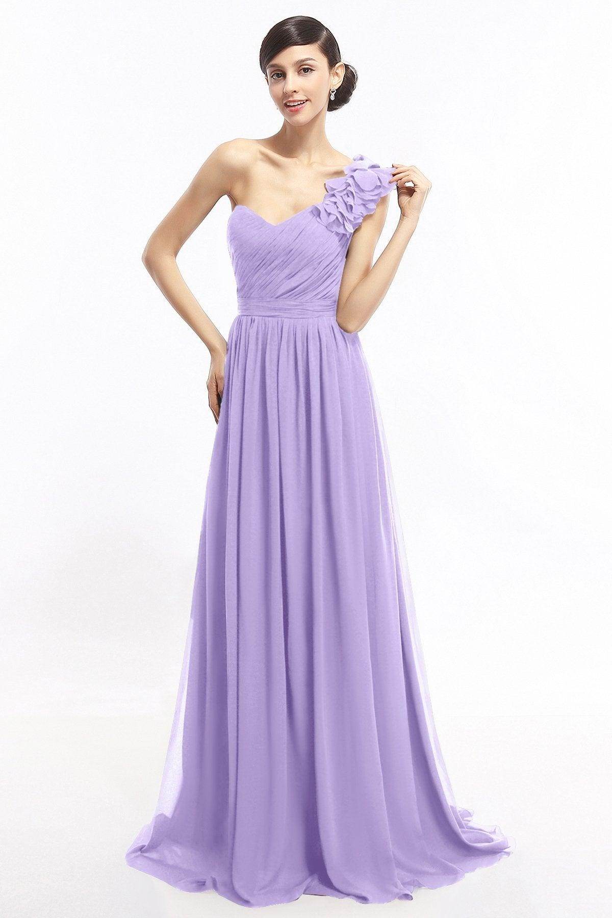 Sheath Sweep-Brush Train Chiffon Evening Dresses COLT14007