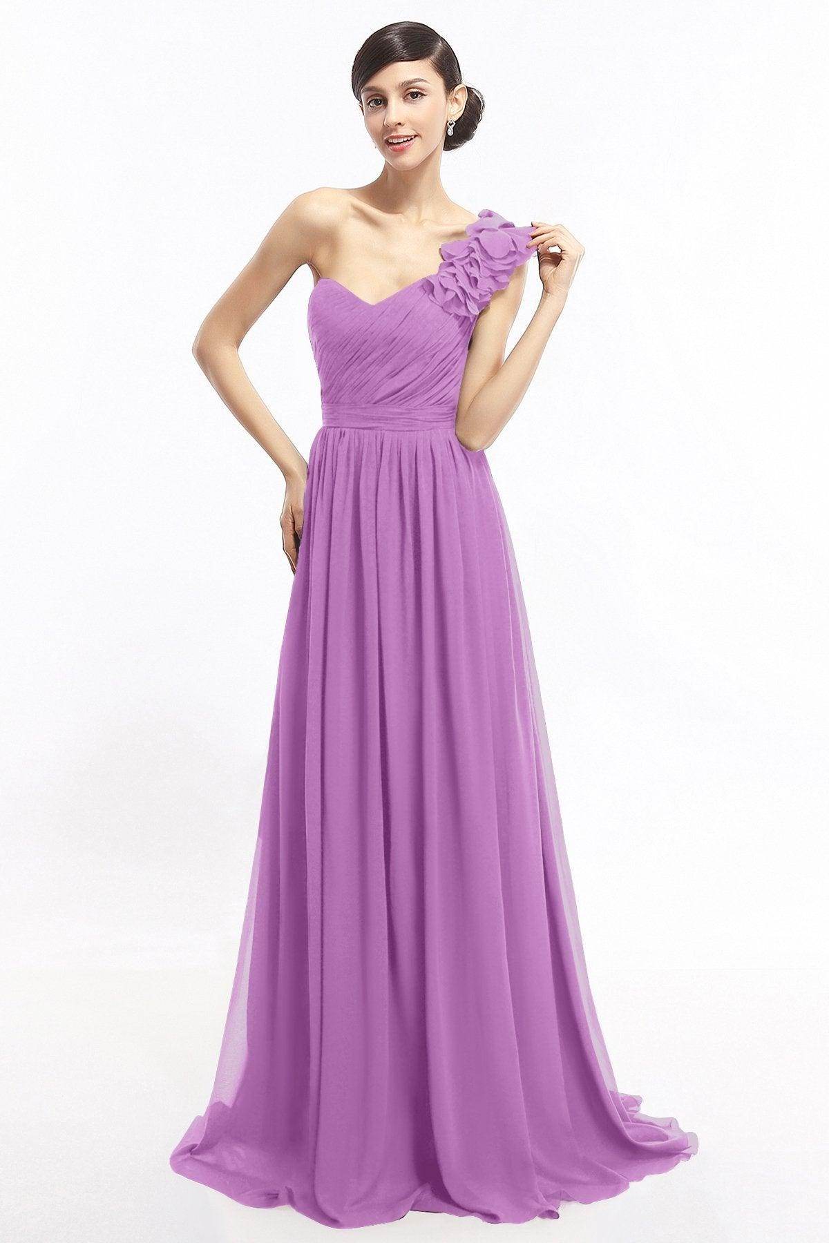 Sheath Sweep-Brush Train Chiffon Evening Dresses COLT14007