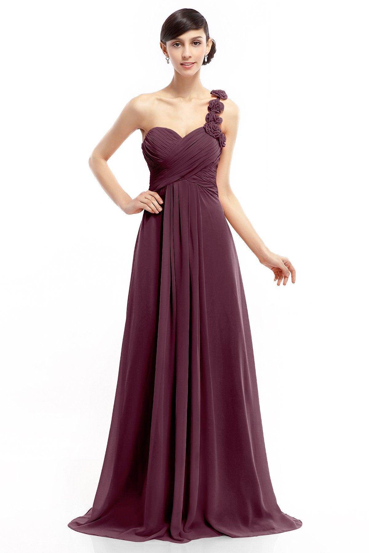 Sheath-Column Floor Length Chiffon Dresses COLT14017