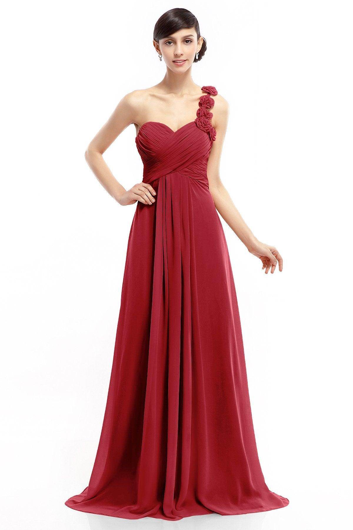 Sheath-Column Floor Length Chiffon Dresses COLT14017