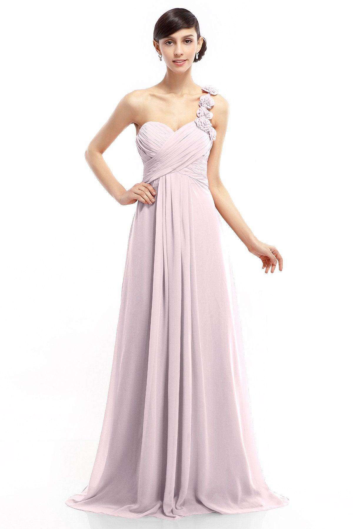 Sheath-Column Floor Length Chiffon Dresses COLT14017