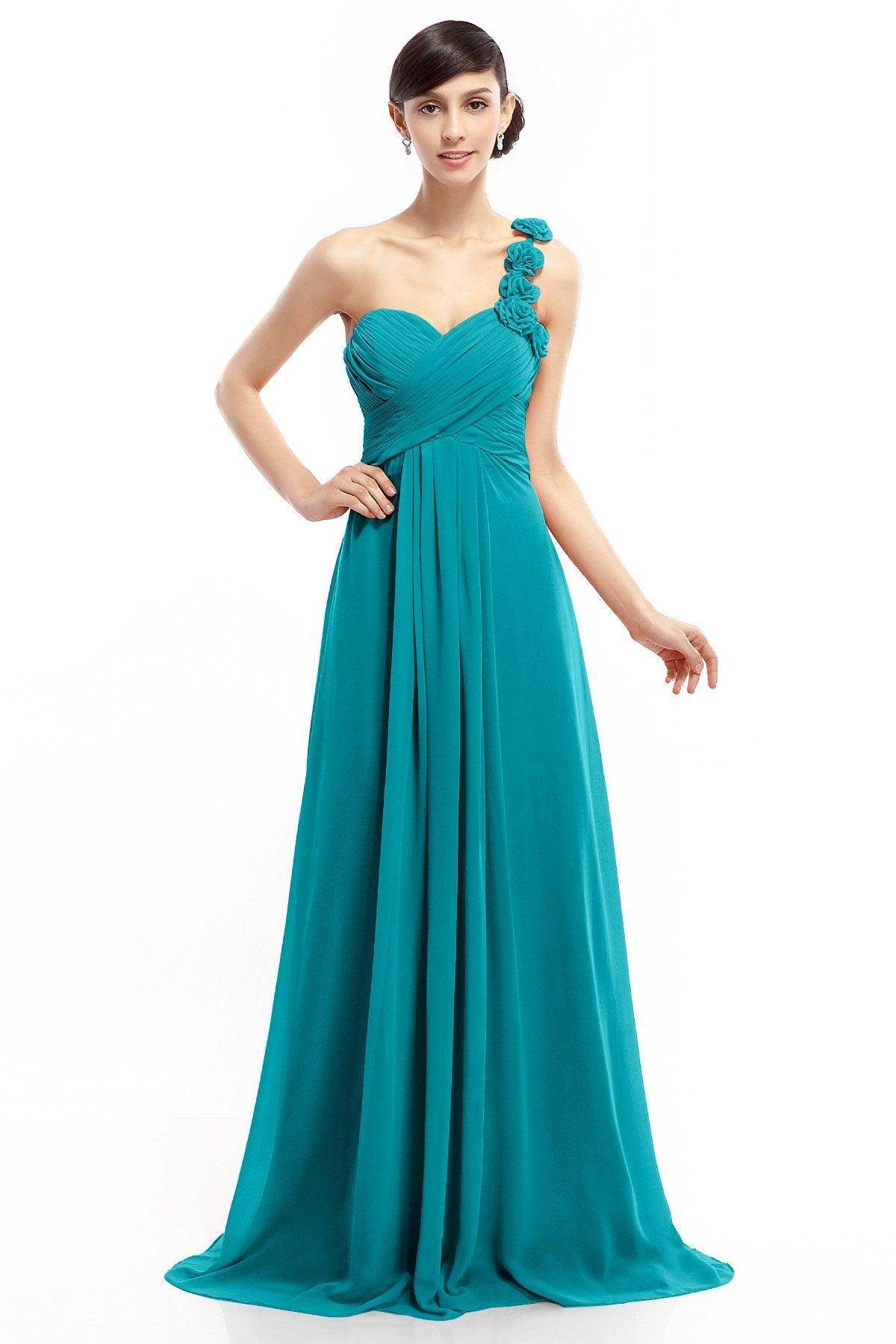 Sheath-Column Floor Length Chiffon Dresses COLT14017