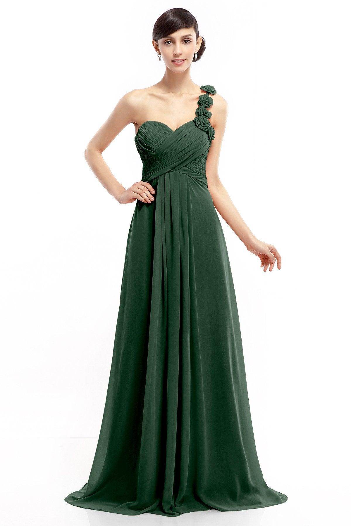 Sheath-Column Floor Length Chiffon Dresses COLT14017