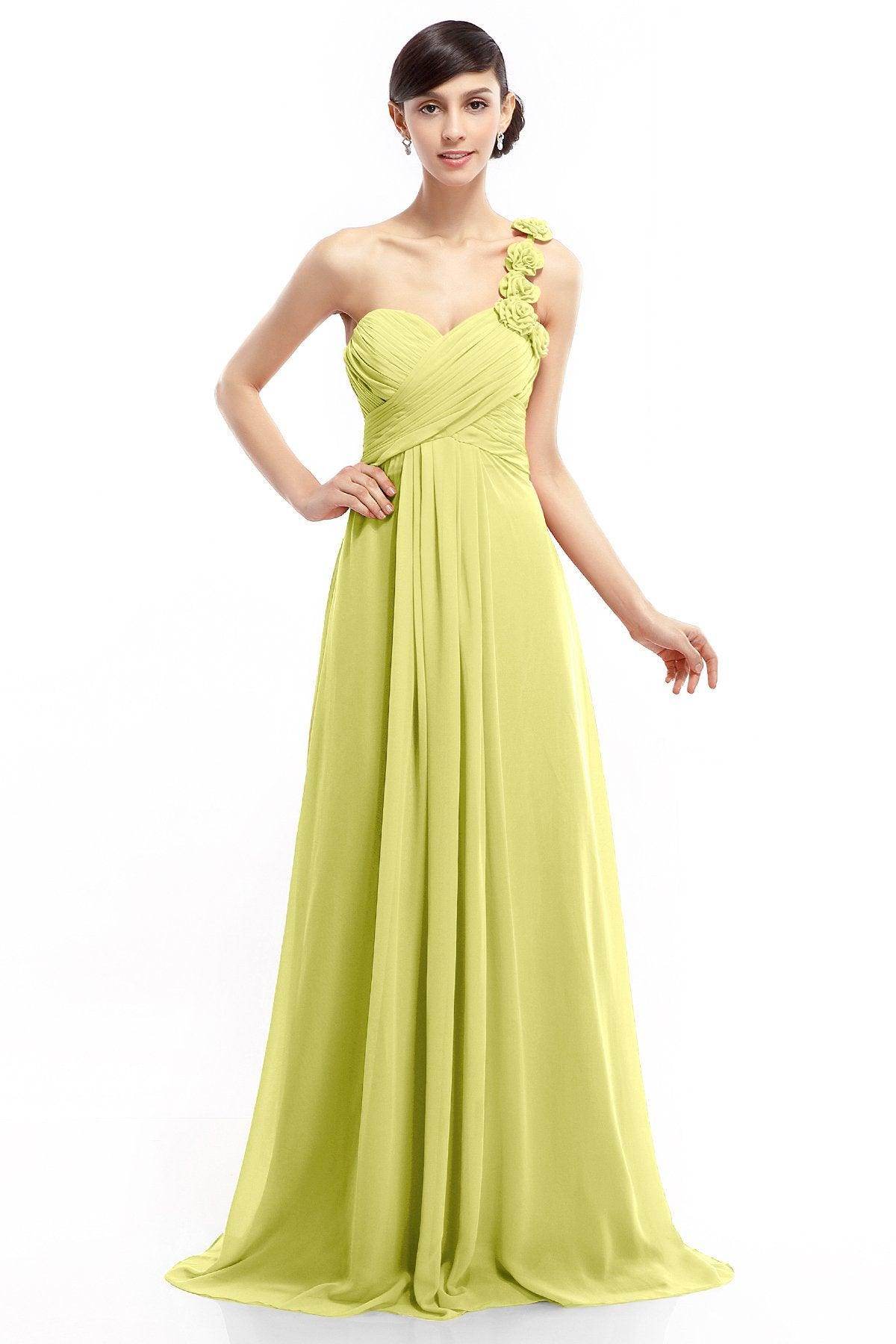 Sheath-Column Floor Length Chiffon Dresses COLT14017