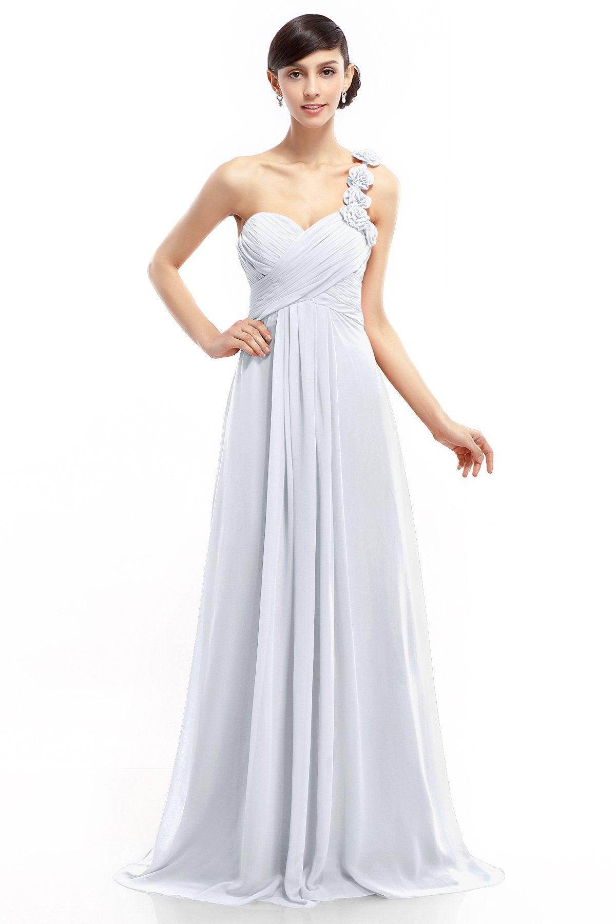Sheath-Column Floor Length Chiffon Dresses COLT14017