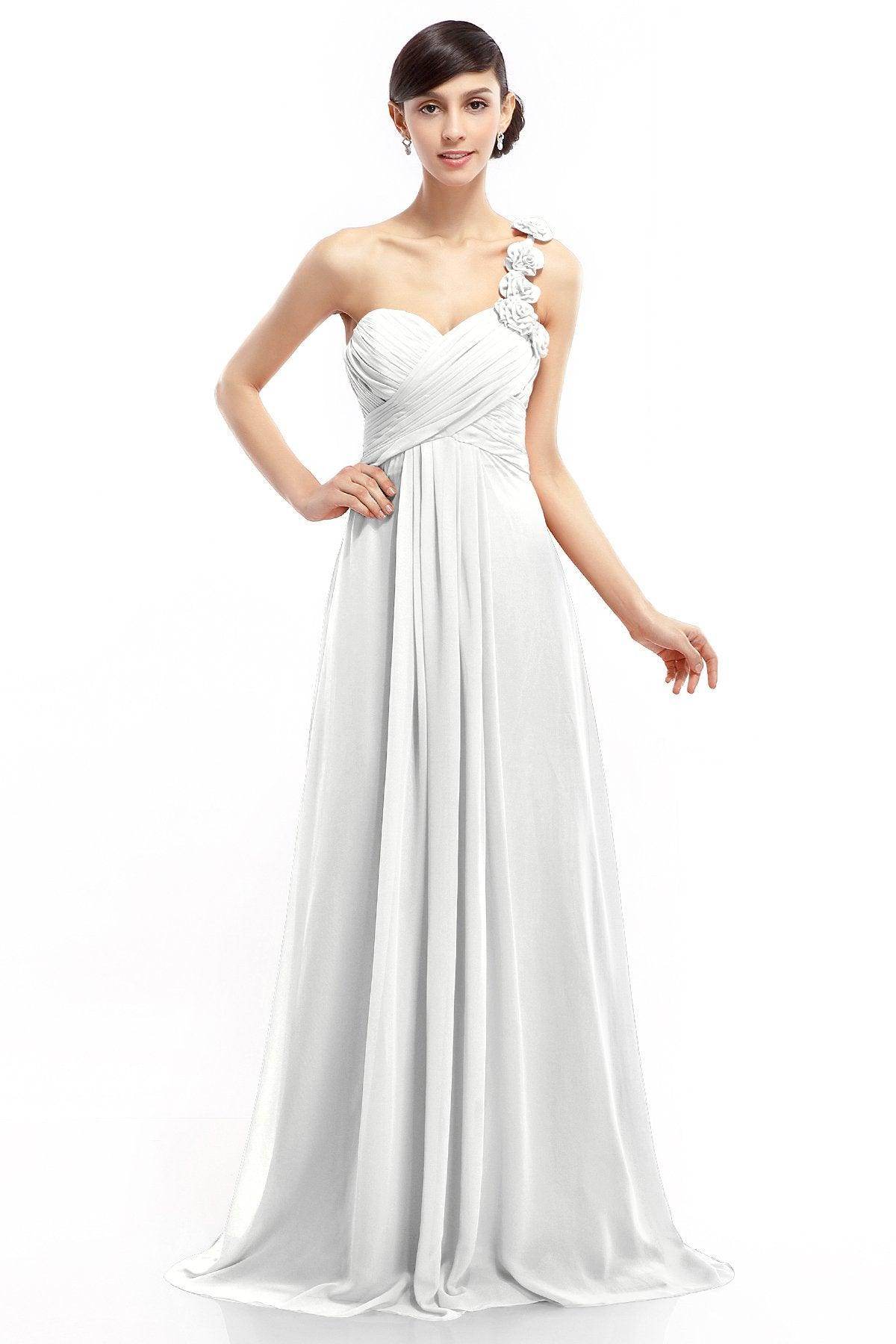 Sheath-Column Floor Length Chiffon Dresses COLT14017