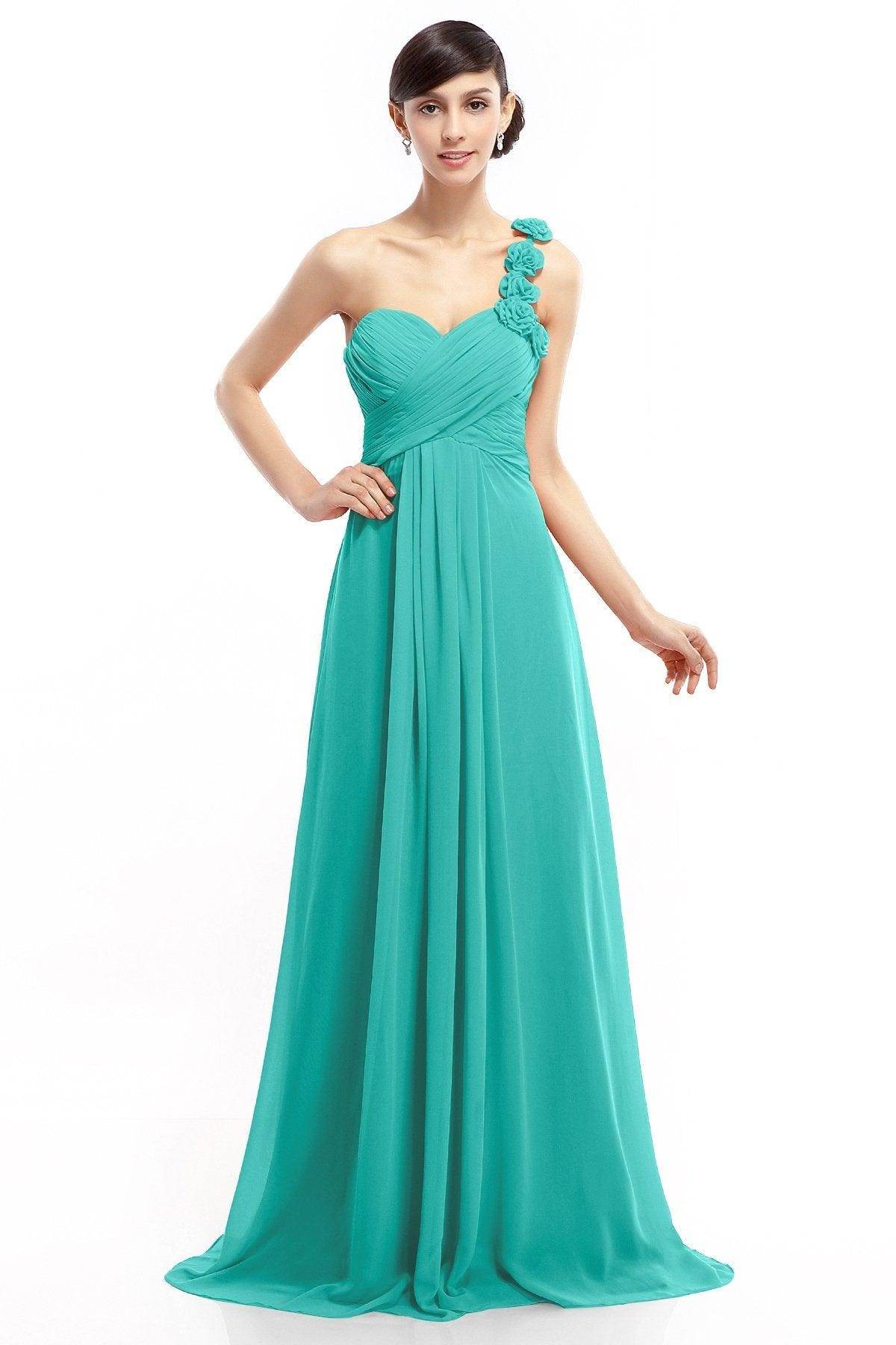 Sheath-Column Floor Length Chiffon Dresses COLT14017