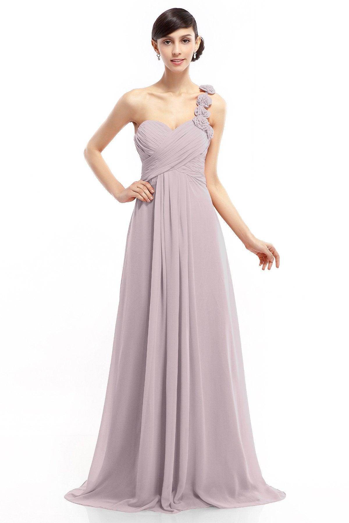 Sheath-Column Floor Length Chiffon Dresses COLT14017